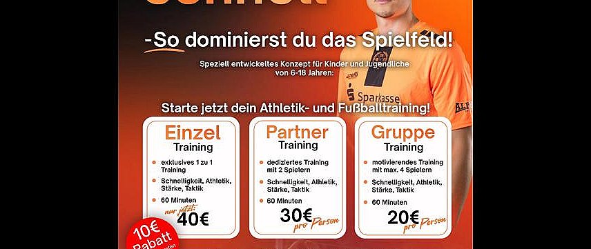Fit, stark & schnell – Nachwuchstraining mit Nikita Bondarenko auf dem Turbine-Platz
